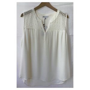 DR2 by Daniel Rainn Sleeveless Crochet Tank